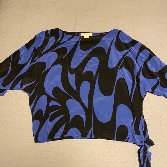 Michael Kors top purple and black size M - Picture 1 of 5